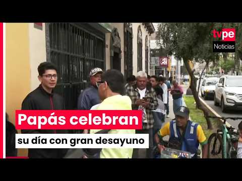 Familias celebran Día del Padre con chicharrones en restaurantes de Lima
