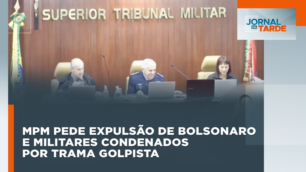 MPM pede expulsão de Bolsonaro e militares condenados por trama golpista