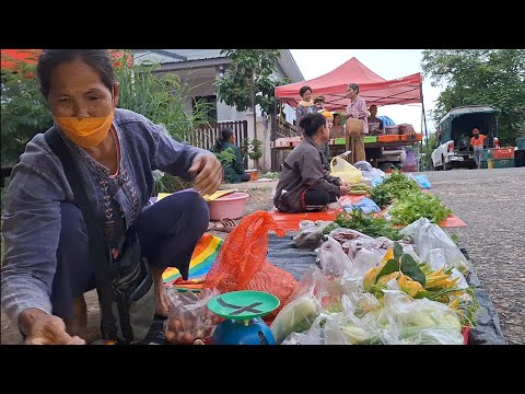 ตลาดเช้ายโสบ้านบ่าวมีขายกันแบ