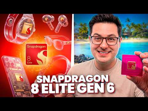 O CHIP MAIS BRUTO do MUNDO de CELULAR CHEGOU! Snapdragon 8 Elite Gen 6!