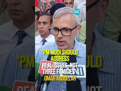 Omar Abdullah Urges PM Modi To Move Beyond 'Three Families' Rhetoric Ahead Of J&K Polls