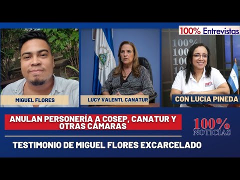 COSEP, CANATUR y otras cámaras anuladas por régimen/ Testimonio del excarcelado Miguel Flores