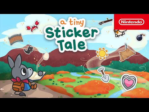A Tiny Sticker Tale - Release Date Announcement Trailer - Nintendo Switch