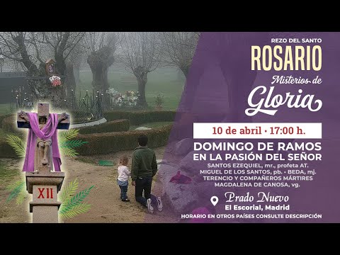 SANTO ROSARIO MEDITADO de hoy Domingo (Misterios Gloriosos) en DIRECTO desde PRADO NUEVO a las 17 h.