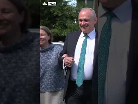 Ed Davey votes in General Election