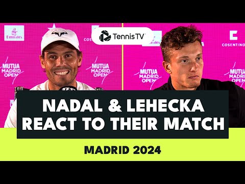 Rafael Nadal & Jiri Lehecka React To Nadal's Final Madrid Match | Madrid 2024