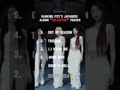ALBUM OF THE YEAR GOES TO ITZY COLLECTOR 👑 #itzy #japanesesong #kpop #itzyjapan #kpopsongs #ranking