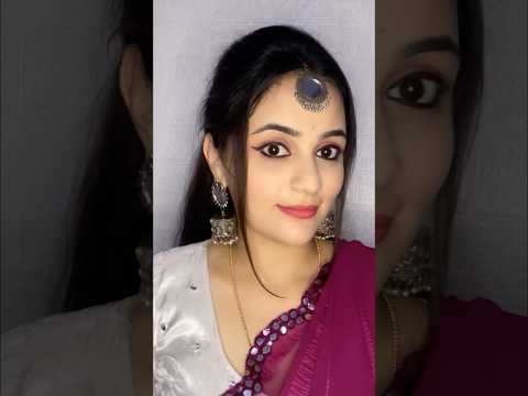 Maangtika Hairstyle #explore #hairstyle #youtubeshorts #navratri #easy #maangtikka #quick #ytshorts