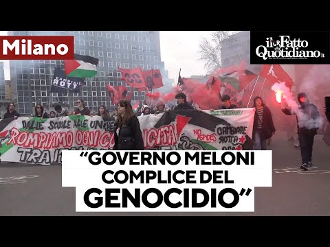 Corteo pro-Palestina, le voci da Milano: "Censura e repressione. Meloni complice del genocidio"