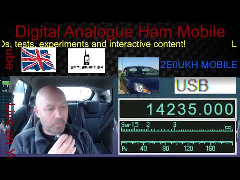 Extract from live, Talking on hf to Subscriber 3500 m away Ubergeek!