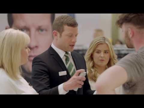 marksandspencer.com & Marks and Spencer Voucher Code video: Dermot O'Leary hits the shop floor with his new M&S grooming range