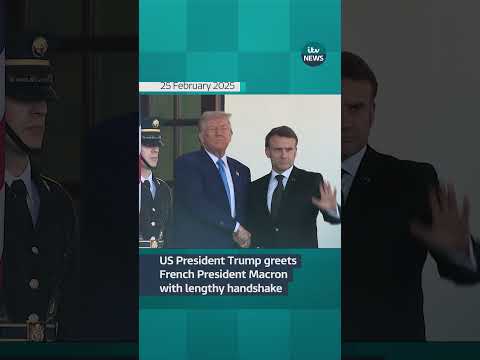 A reporter asked Trump if he had a message for the Pope #itvnews #trump
