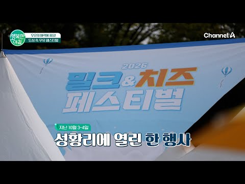 인삼 라테부터 철판 아이스크림까지?! 도심 속에서 펼쳐진 우유&amp;치즈 축제 현장 | 행복한 아침 1920 회
