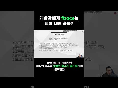 개발자에게 ftrace는  신이 내린 축복?