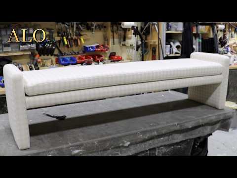 Sleek Extended Bench upholstery -  ALO Upholstery