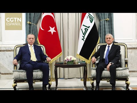 El presidente turco Erdogan se reúne con Abdul Latif Rashid, presidente de Irak