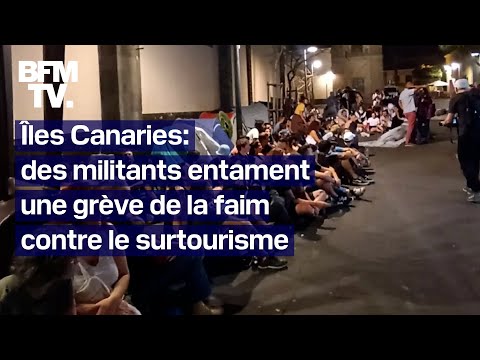 Aux Îles Canaries, des militants entament une grève de la faim pour lutter contre le surtourisme