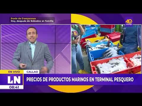 Conoce los precios de los productos marinos en el terminal pesquero del Callao