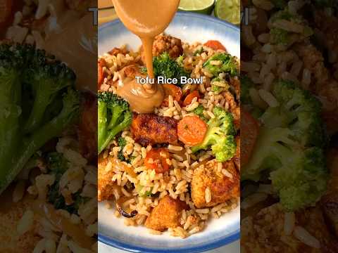 Tofu Peanut Rice Bowl