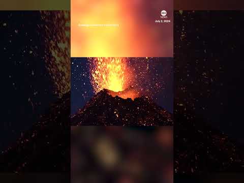 Italy's Mount Etna erupts in spectacular fashion