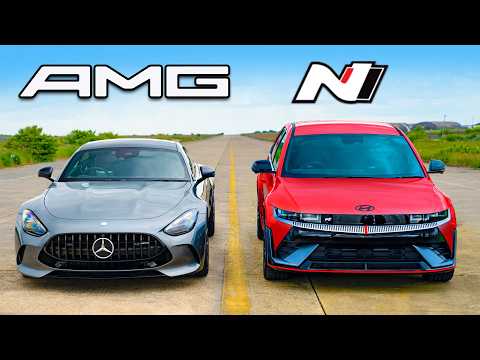 Hyundai Ioniq 5 vs. Mercedes-AMG GT Coupe 63: Epic Drag Race Showdown