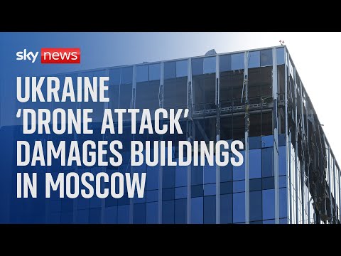 Watch live: Aftermath of 'Drone attack' in Moscow