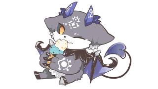 アイス食べる悪魔　はーげんだっつ濃密いも【でびでび・でびる/にじさんじ】