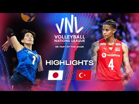 🇯🇵 JPN vs. 🇹🇷 TUR - Highlights | Week 1 | Women's VNL 2024