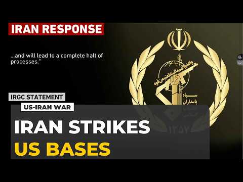 Iran launches attacks on US military sites in Kuwait and Bahrain after US strikes.