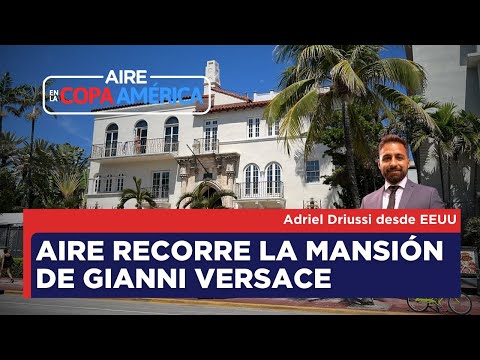 AIRE en la Copa América: recorrido por la Mansión de Gianni Versace