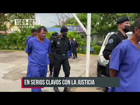 Policía de Chinandega captura a 13 sujetos - Nicaragua