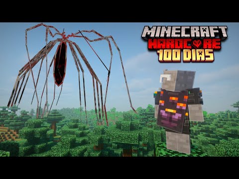 Sobreviví 100 Días con ARAÑAS en Minecraft Hardcore