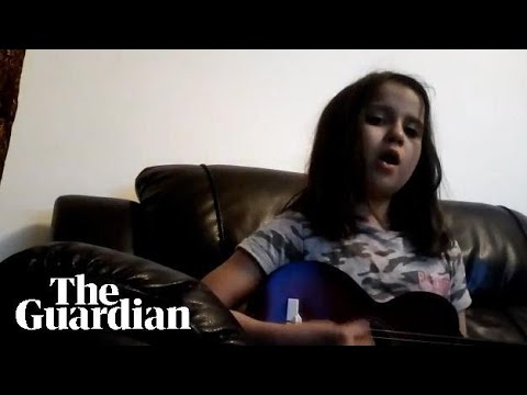 Home video shows 10-year-old Sara Sharif singing and playing the guitar