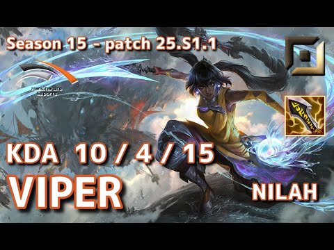 【KRサーバー/GM】HLE Viper ニーラ(Nilah) VS カイサ(Kai’sa) BOT - Patch25.S1.1 KR Ranked【LoL】