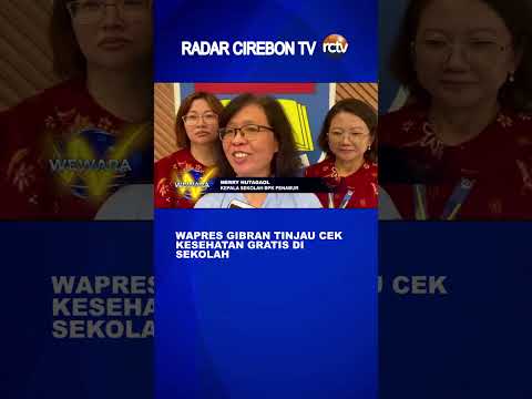 Wapres Gibran Tinjau Cek Kesehatan Gratis di Sekolah