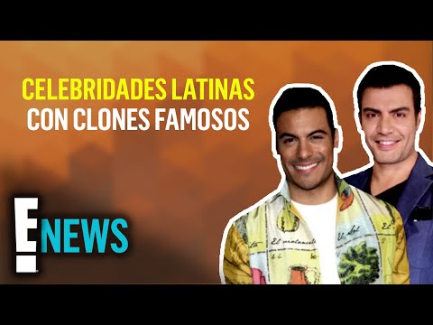 20 celebridades latinas con clones que también son famosos