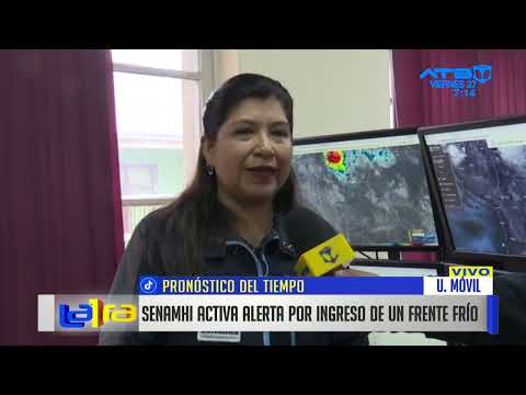 SENAMHI emite alerta por frente frío en Bolivia