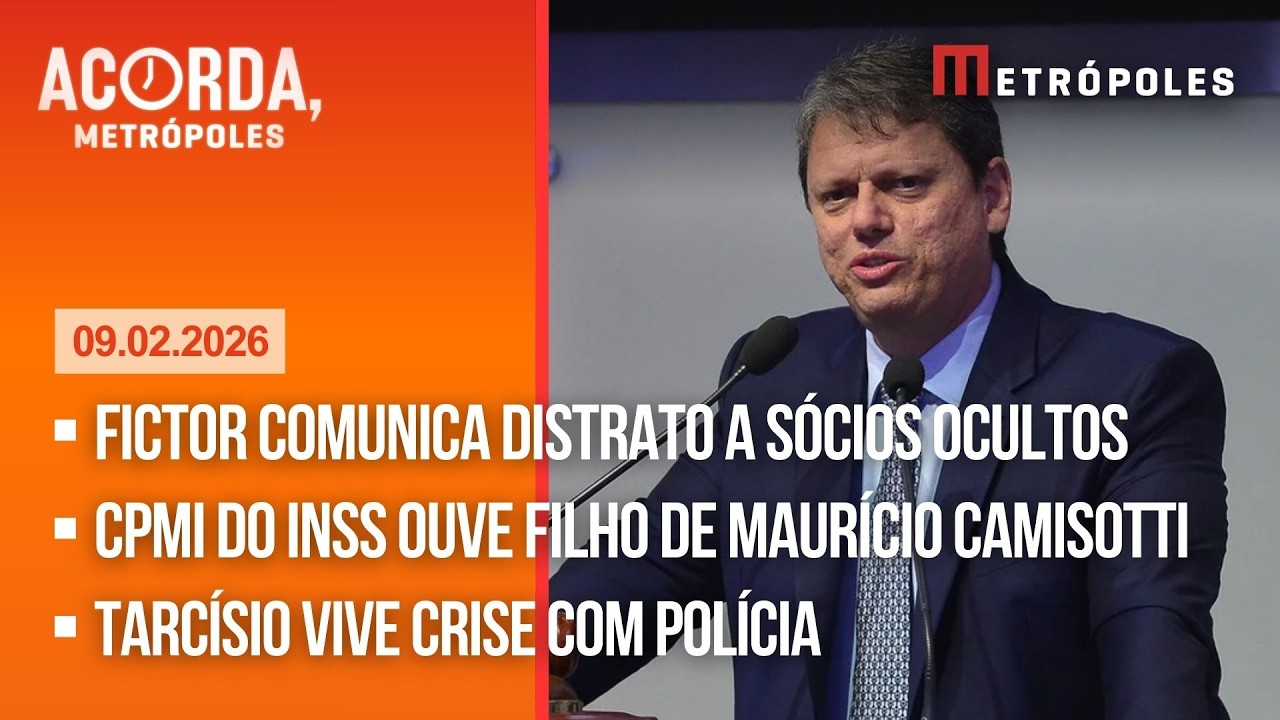 AO VIVO: Fictor comunica distrato e investidores podem perder tudo; Tarcísio vive crise com polícia