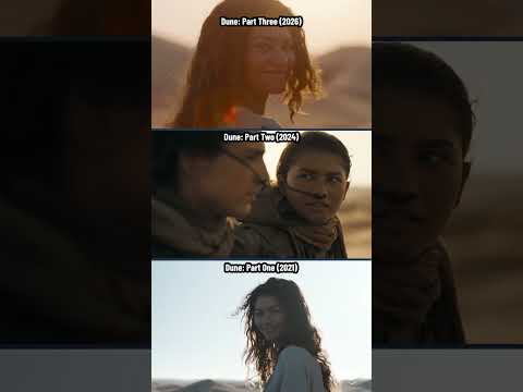 Dune 3 Side By Side With Parts 1 and 2