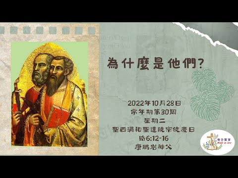 【Walk in Love】每日聖言 - 為什麼是他們？