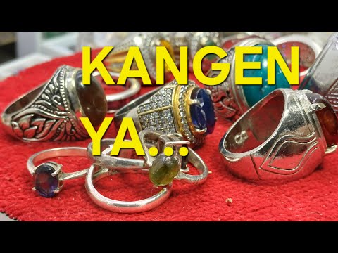 KANGEN YA.. LIVE  DIKIT MALAM,PERHIASAN CINCIN AKSESORIS ALI,  ASLI BATU, ORI ALAM NATURAL STONE