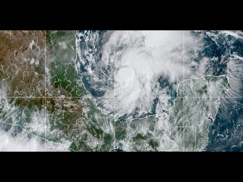 Vea las imágenes en tiempo real de la tormenta tropical Karl