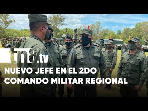 Ejército de Nicaragua nombra a nuevo Jefe del ll Comando Militar Regional