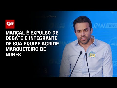 Marçal é expulso de debate e integrante de sua equipe agride marqueteiro de Nunes | CNN BRASIL