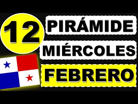 Pirámide de la Lotería de Panamá para Miercoles 12 de Febrero 2025 Decenas Suerte Sorteo Miercolito