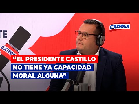 Franco Salinas: El presidente Castillo no tiene ya capacidad moral alguna, tiene que ser vacado