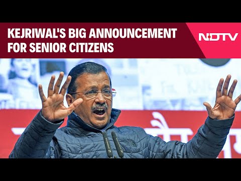 Arvind Kejriwal LIVE | Aam Aadmi Party's Big Announcement For Senior Citizens & Other News