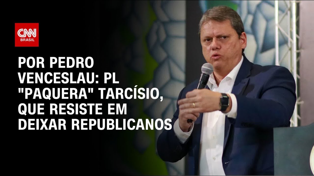 Análise: PL “paquera” Tarcísio, que resiste em deixar Republicanos | CNN ARENA