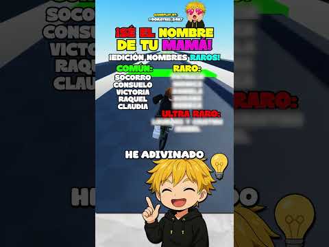 ¿EL NOMBRE DE TU MAMÁ ESTÁ AQUÍ? 👀 #shorts #roblox