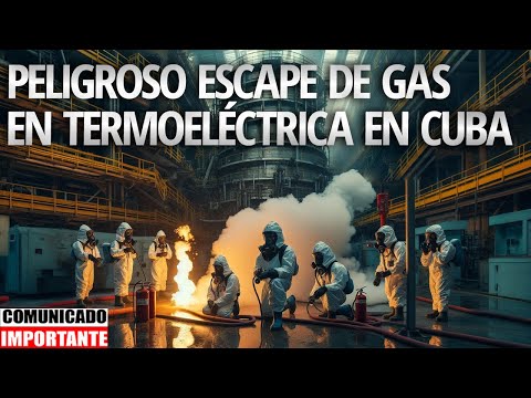 ÚLTIMA HORAEMERGENCIA EN CUBAESCAPE DESCONTROLADO DE GAS EN TERMOELÉCTRICA